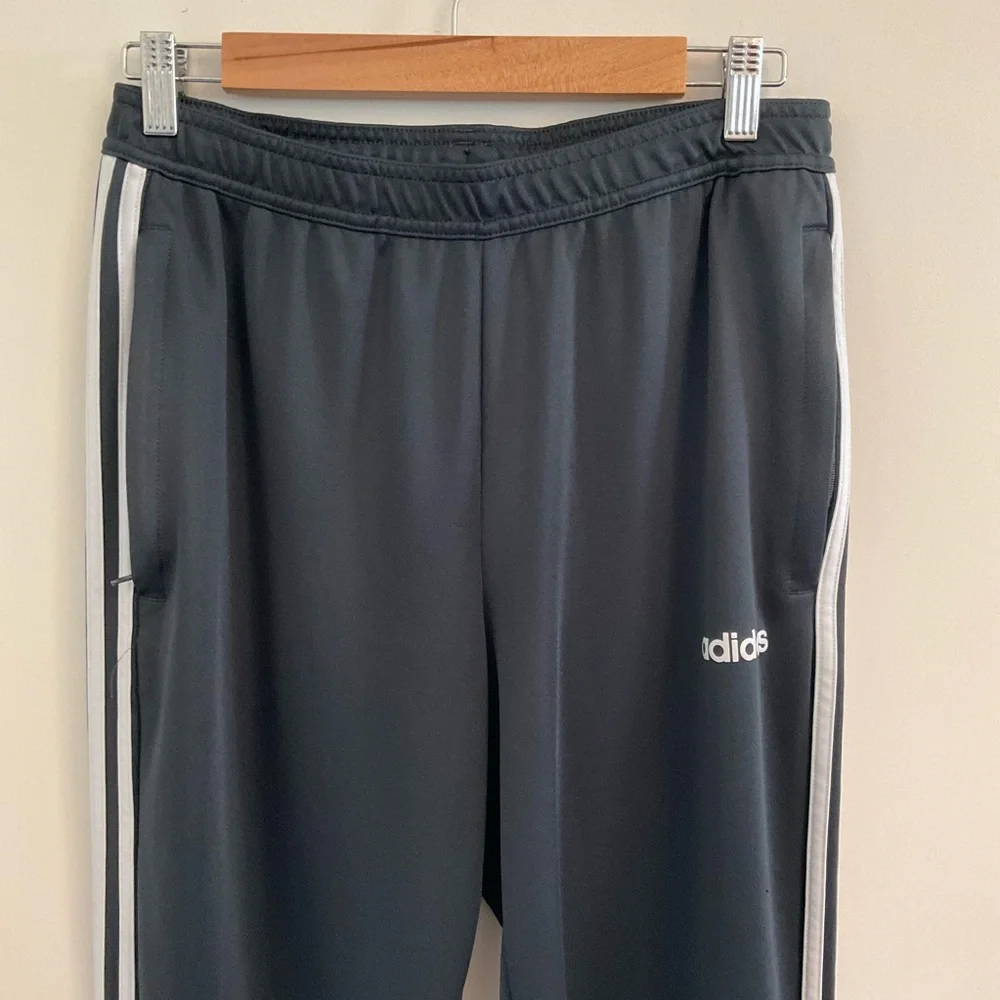 Adidas Dark Charcoal Men’s Sereno 19 Training pants, Sz M Tall